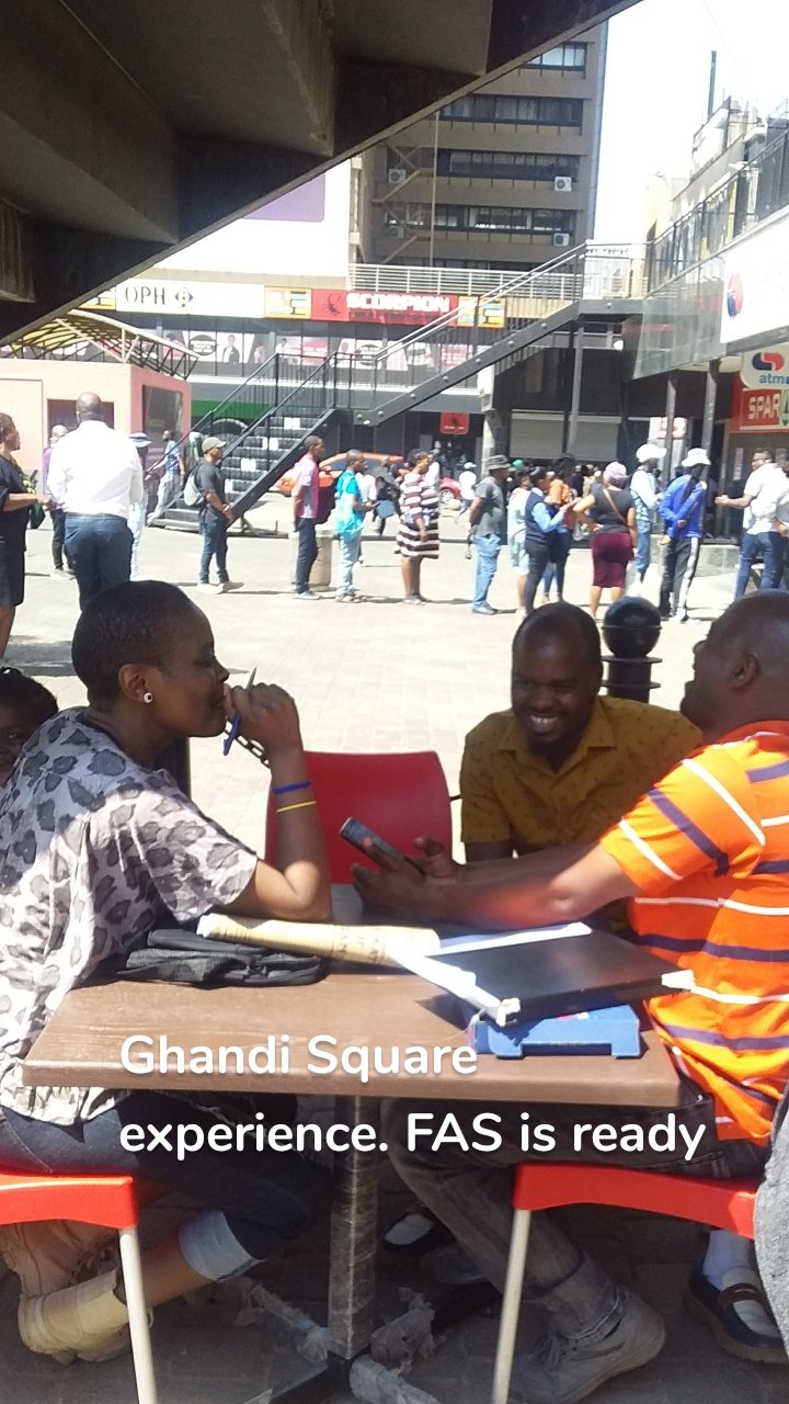 Ghandi Square experience. FAS is ready